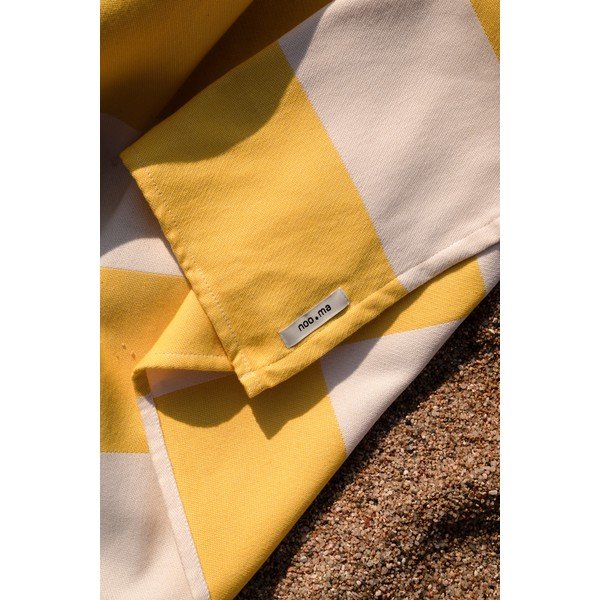 Žuti  pamučan ručnik za plažu 100x160 cm Su – noo.ma-image-2