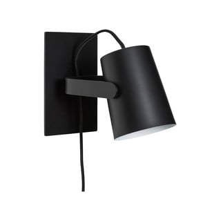 Crna zidna lampa Ardent – Hübsch