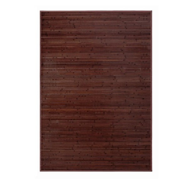 Tamno smeđi tepih od bambusa 140x200 cm – Casa Selección