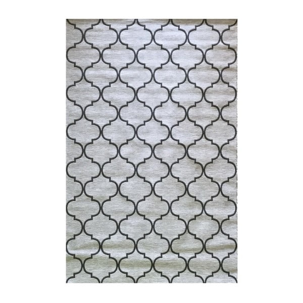 Sivi vrlo izdržljivi tepih Floorita Trellis Grey, 194 x 290 cm