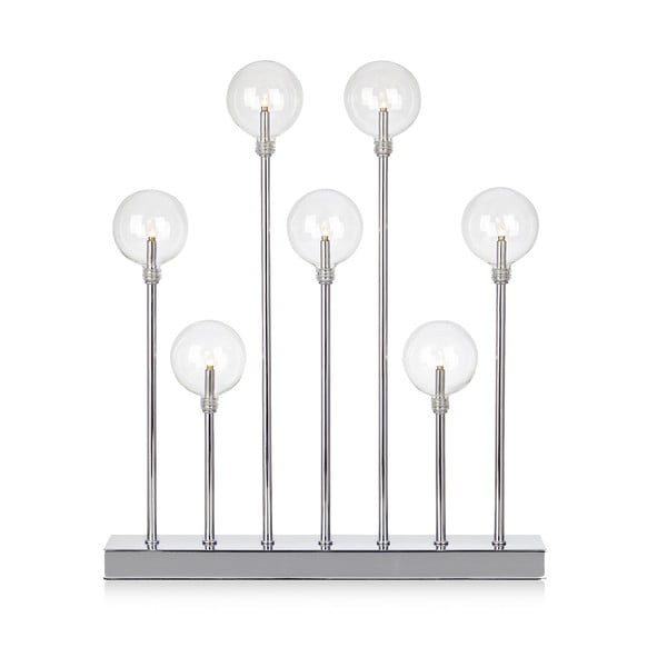 Svijećnjak u srebrnoj boji Markslöjd Junior, visina 50 cm