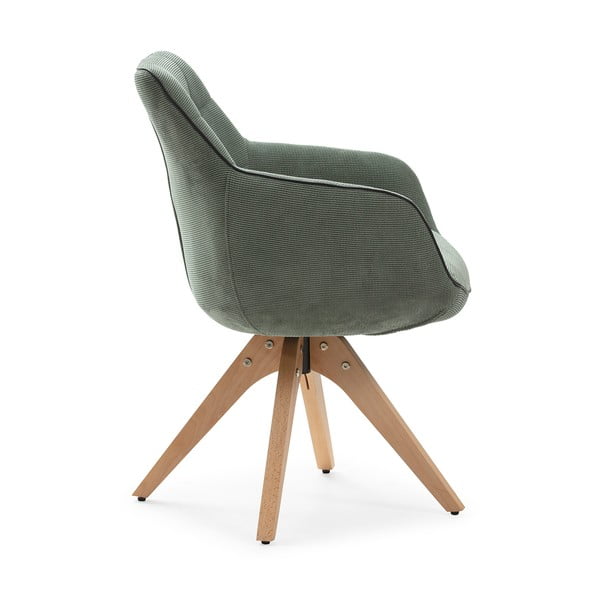 Zelene podstavljene blagovaonske stolice u setu s naslonima za ruke 2 kom Donatelo – Marckeric-image-4