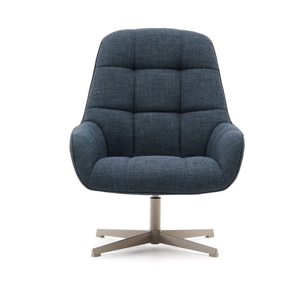 Okretna fotelja prljavo plava Jaspe – Kave Home-image-2