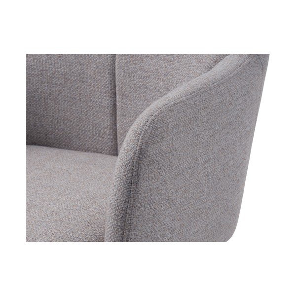 Svijetlo siva okretna fotelja za opuštanje Manning – Unique Furniture-image-1