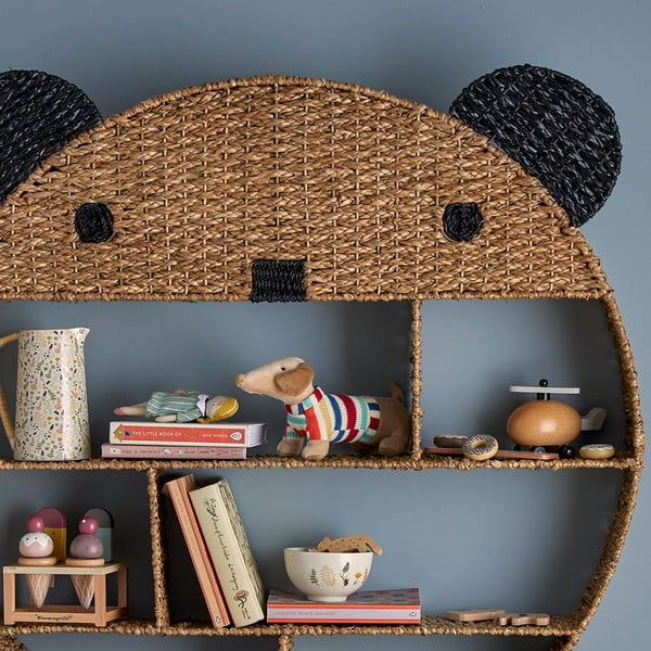 Dječja polica od morske trave u prirodnoj boji 91,5x98 cm Ghalia – Bloomingville Mini-image-1