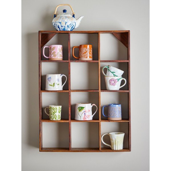 Polica s više razina od recikliranog drva u prirodnoj boji 53 cm Tilo – Bloomingville-image-1