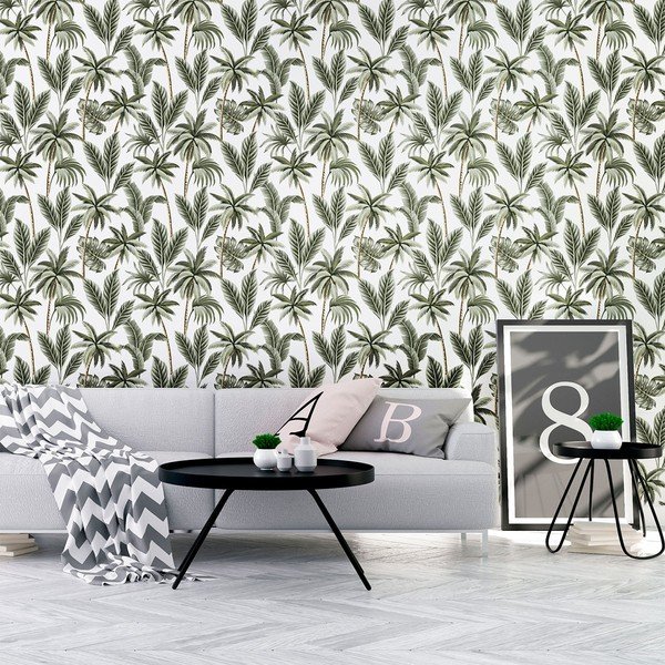 Ukrasna zidna naljepnica Ambiance Leaves, 60 x 60 cm-image-1