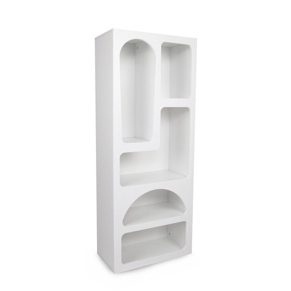 Bijela biblioteka 60x150 cm Lorin – Kalune Design-image-2