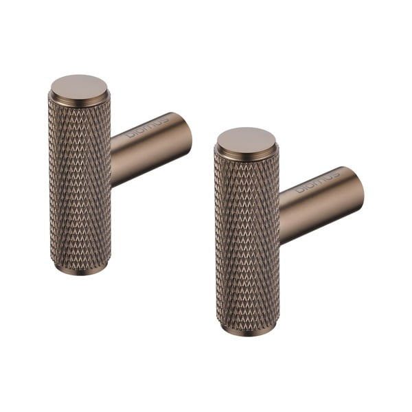 Sive metalne zidne kuke u setu 2 kom Rof – Blomus