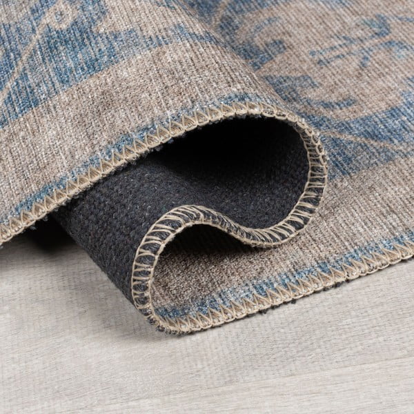 Plavi periv tepih 115x170 cm Orelia Global – Flair Rugs-image-2