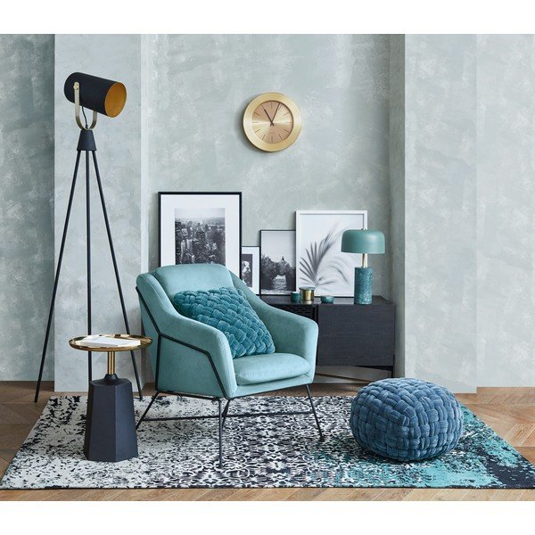 Crni pomoćni stolić Kave Home Goldman, ø 37 cm-image-1