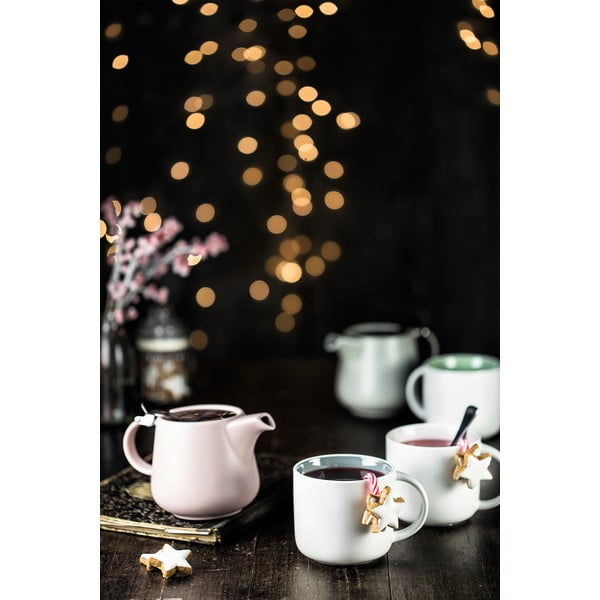 Bijela porculanska šalica sa sivom unutrašnjosti Maxwell & Williams Tint, 440 ml-image-4