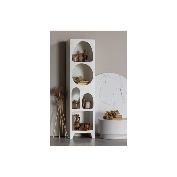 Bijela biblioteka 48x180 cm Caz – WOOOD-image-3