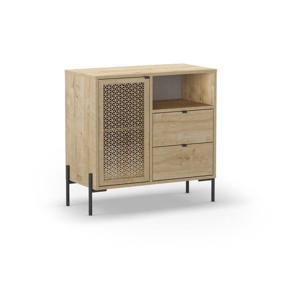 Ormarić u dekoru hrasta u prirodnoj boji 80x80 cm Inca – Marckeric-image-2