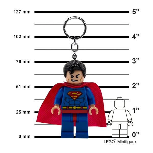 Privjesak za ključeve sa svjetiljkom Superman - LEGO®-image-2
