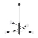 Crna viseća svjetiljka Sollux Donato 6