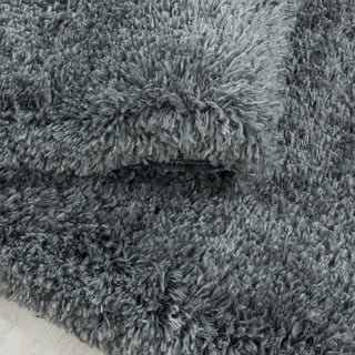 Sivi okrugli tepih ø 120 cm Fluffy – Ayyildiz Carpets