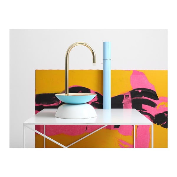 Bijeli stolić za kavu CustomForm Memo, 100 x 100 cm-image-4