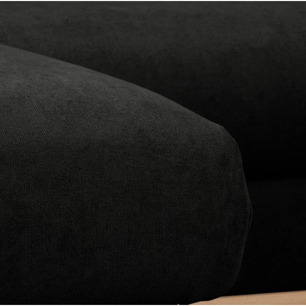 Crna kutna garnitura (desni kut) Beata - Ropez-image-1