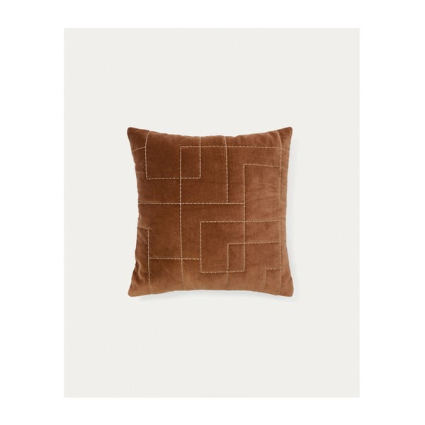 Ukrasna jastučnica od samta 45x45 cm Prila – Kave Home-image-3