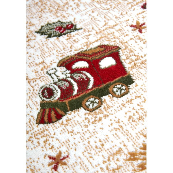 Crveni okrugli tepih s božićnim motivom od mješavine pamuka ø 160 cm Toy's Delight Red Christmas – Villeroy&Boch-image-4