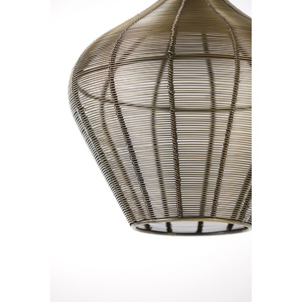 Metalna viseća svjetiljka u brončanoj boji ø 27 cm Alvaro – Light & Living-image-3