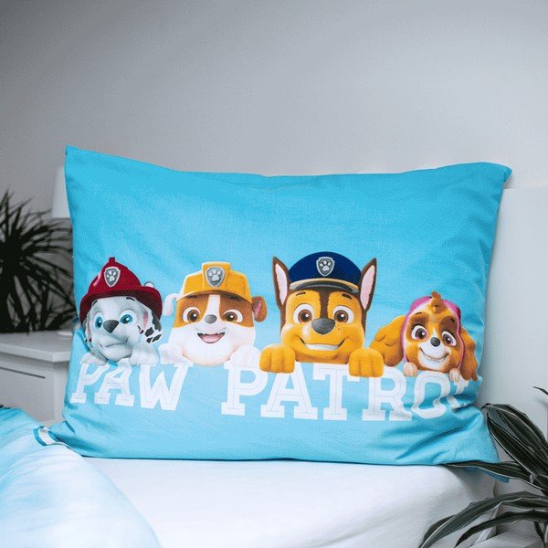 Pamučna dječja posteljina za krevet za jednu osobu sa svjetlećim efektom 140x200 cm Paw Patrol - Jerry Fabrics-image-3