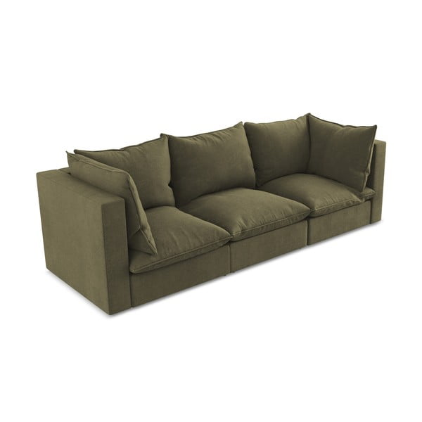 Kaki zelena sofa 255 cm Manao – Makamii-image-2