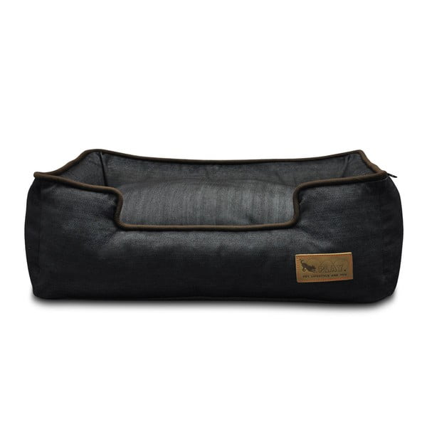 Tamno plavi krevet za pse 100x75 cm Lounge Bed Denim Medieval Blue / Dark Chocolate L – P.L.A.Y.-image-3