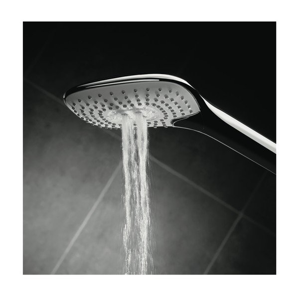 Plastična ručka za tuš u sjajno srebrnoj boji IdealRain Evo Jet – Ideal Standard-image-1