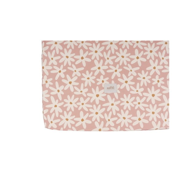 Rastezljiva plahta za dječji krevet 60x120 cm Blush Daisies - Malomi Kids-image-1