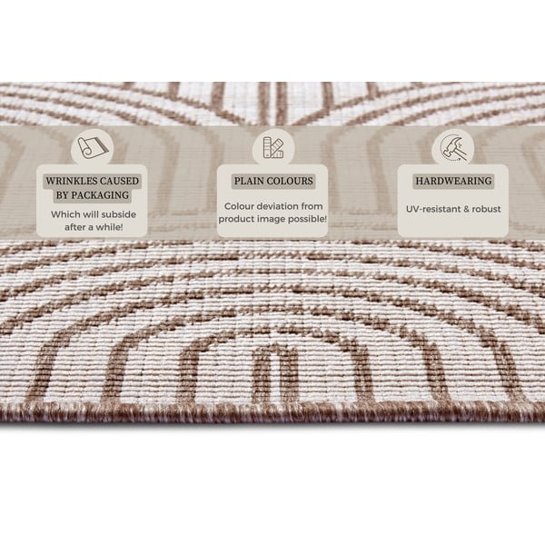 Smeđi vanjski tepih 160x230 cm Pangli Linen – Hanse Home-image-4