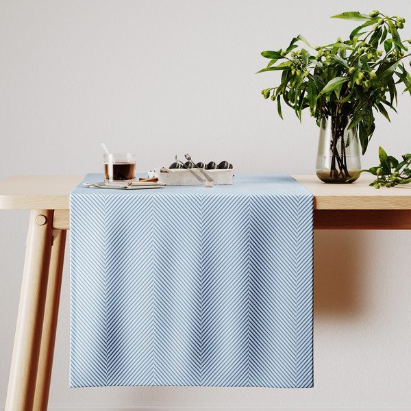 Nadstolnjak od baršuna 40x140 cm Clear - AmeliaHome-image-3