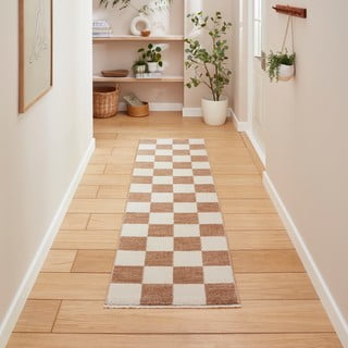 Bež staza 60x230 cm Baltimore – Think Rugs