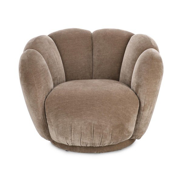 Smeđe-siva fotelja Tulip – Bizzotto-image-2