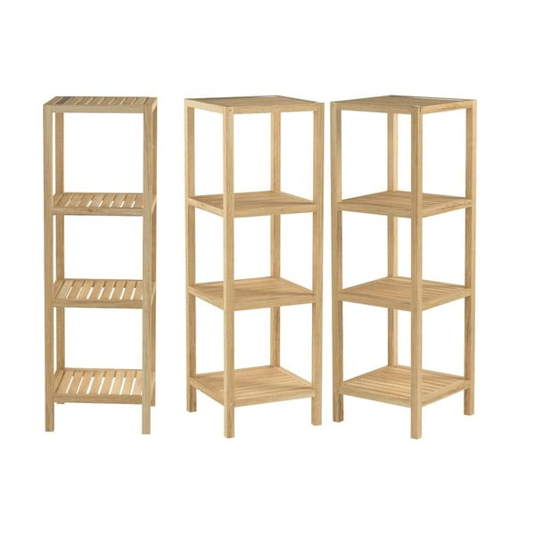 Kupaonska polica od punog oraha u prirodnoj boji 36x112 cm Norway – Wenko-image-2