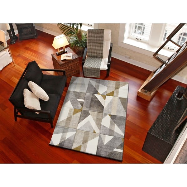 Sivo-žuti tepih Bianca Dice, 120 x 170 cm-image-1