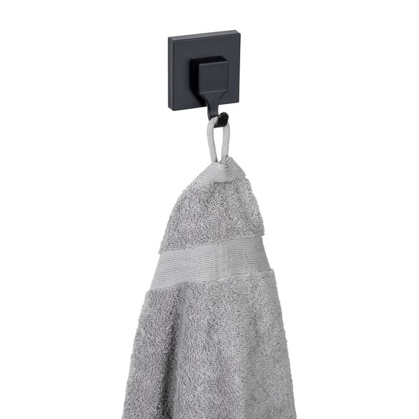 Crne plastične samoljepljive kuke u setu 2 kom Quadro – Wenko-image-4