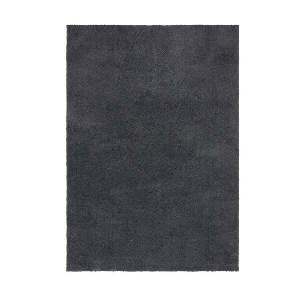 Tamno sivi perivi tepih od recikliranih vlakna 120x170 cm Fluffy – Flair Rugs