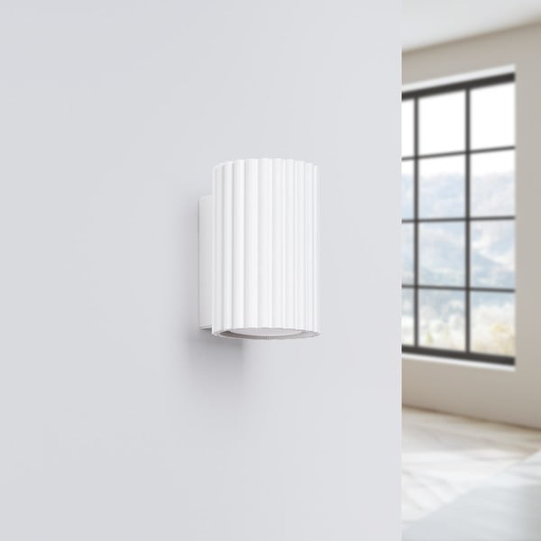 Bijela zidna lampa Gleam – Sollux-image-3