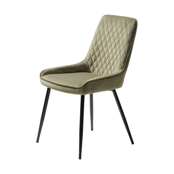 Blagovaonski stolac od zelenog baršuna Milton - Unique Furniture-image-2