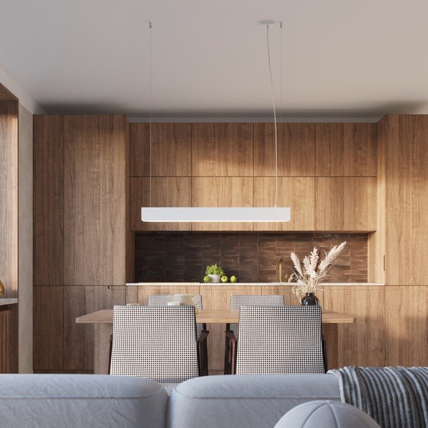 Bijela metalna LED viseća svjetiljka Nebula – Sollux-image-3