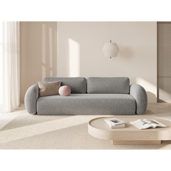 Svijetlo siva sklopiva/s prostorom za odlaganje sofa od šenila 262 cm Tonale – Cosmopolitan Design-image-1
