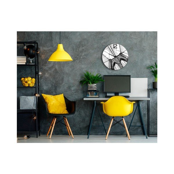 Zidni sat Styler Glassclock Brooklyn, ⌀ 30 cm-image-2