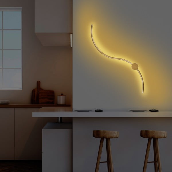 LED zidna lampa u zlatnoj boji Uyan – Opviq lights-image-4