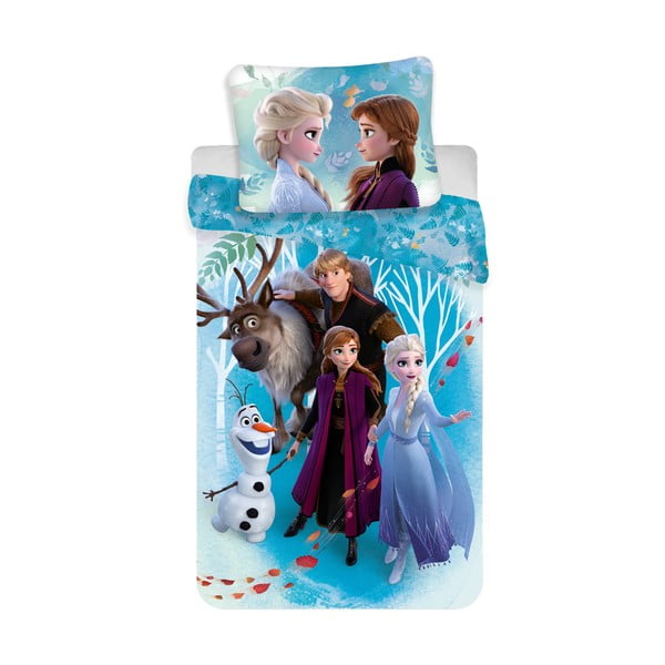 Pamučna dječja posteljina za krevet za jednu osobu 140x200 cm Frozen – Jerry Fabrics