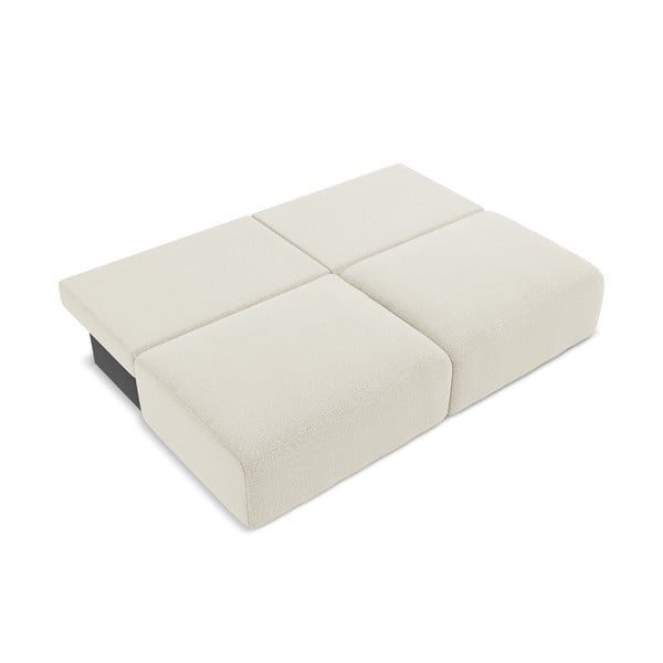 Krem sklopiva/s prostorom za odlaganje sofa 216 cm Kalena – Makamii-image-4