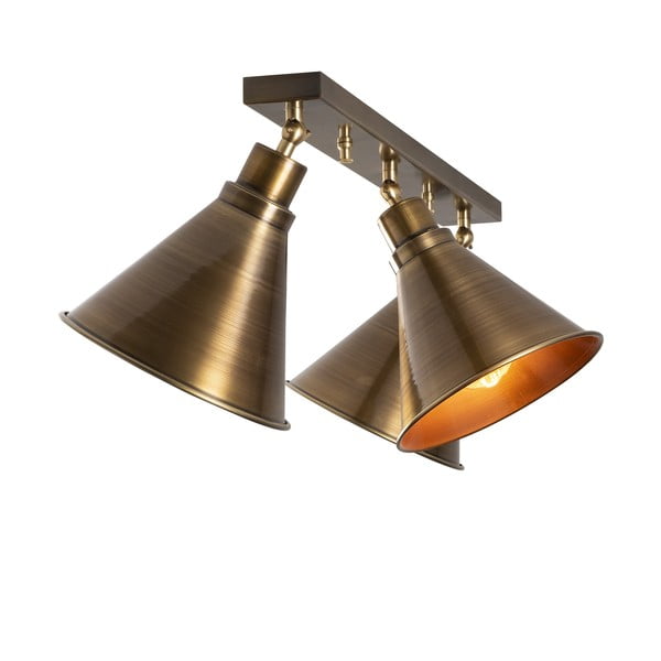 Stropna svjetiljka u brončanoj boji s metalnim sjenilom ø 20 cm Tramino – Opviq lights-image-2