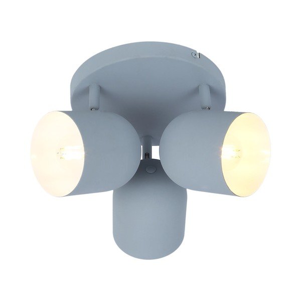 Svijetlo plava stropna svjetiljka s metalnim sjenilom 32x32 cm Azuro – Candellux Lighting-image-1