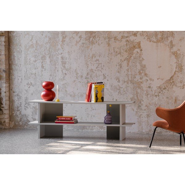 Svijetlo sivi metalni regal 160x57x37 cm Hes – noo.ma-image-1